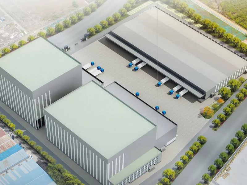 किन एक परम्परागत एक को सट्टा एक इस्पात संरचना गोदाम निर्माण?