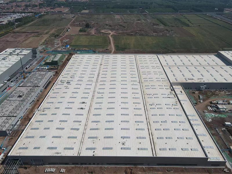 इस्पात संरचना व्यापक गोदाम