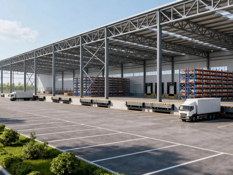 इस्पात संरचना वितरण केन्द्र भवन